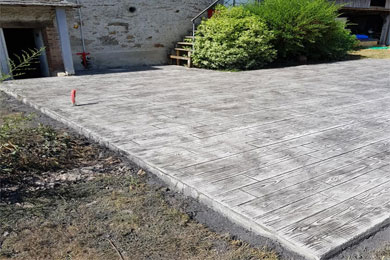 Béton imprimé Correze