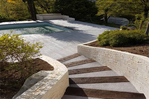 Béton imprimé a Poitiers