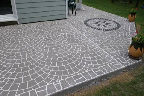 beton imprime bordeaux